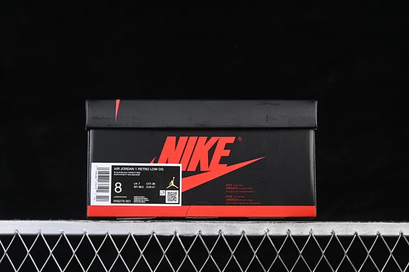 All categories Air Jordan Jordan series basketball shoes Air Jordan 1 Low Foreign trade version Air Jordan 1 Low "Banned" AJ1 Joe 1 black and red banned XX low-top cultural casual sneakers IW6276-001